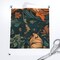 Green Floral Dark Vibrant Art Nouveau Baroque Rococo Acanthus Large Scale Victorian Custom Printed Fabric by Spoonflower Various Fabrics by the Yard or Fat Quarter